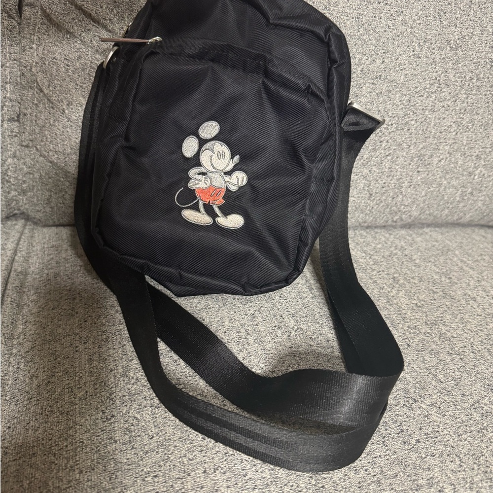 Mickey Mouse Black Crossbody Bag